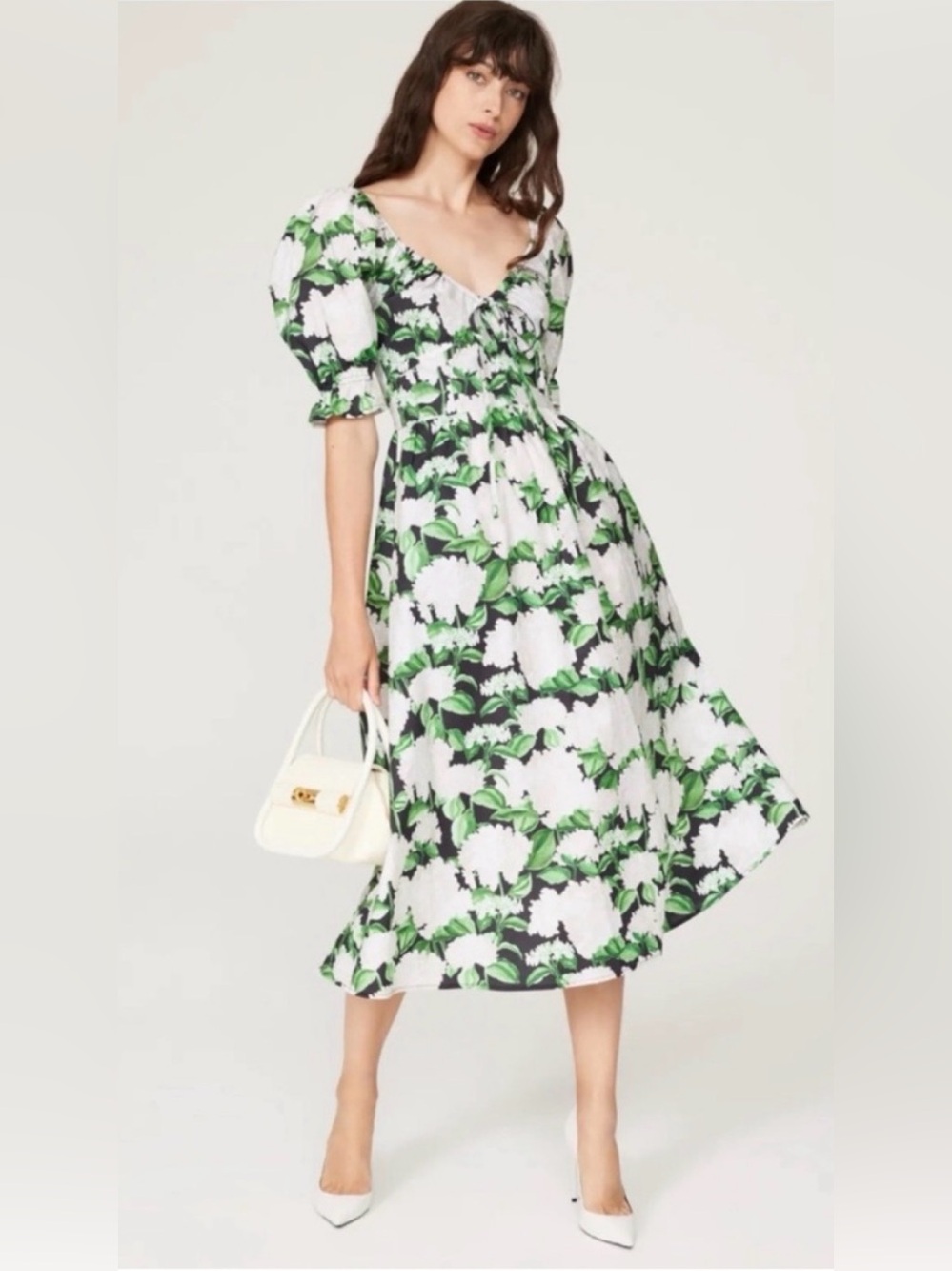 NWT Hill House Ophelia Midi Dress in Night Bloom